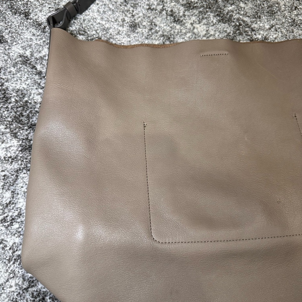 All Saints Taupe Shoulder Bag with Tassel - Picture 5 of 9